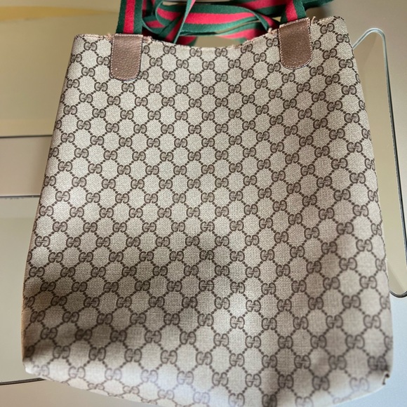 GUCCI canvas tote - Picture 7 of 12
